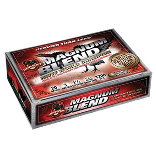 HEVI-Shot HS00567 Magnum Blend 20 Gauge 3" 1 1/4 oz 5,6,7 Shot 5 Bx/ 10 Cs HEVI-Shot HS00567 Magnum Blend 20 Gauge 3" 1 1/4 oz 5,6,7 Shot 5 Bx/ 10 Cs