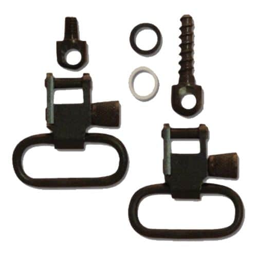 Grovtec US Inc GTSW31 Locking Swivel Set Shotgun 1" Black Oxide Mossberg 500 Steel Grovtec US Inc GTSW31 Locking Swivel Set Shotgun 1" Black Oxide Mossberg 500 Steel