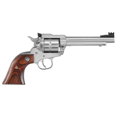 Ruger 8100 Single-Ten 22 LR 10rd 5.50" Satin Stainless Steel Hardwood Gunfighter Grip Ruger 8100 Single-Ten 22 LR 10rd 5.50" Satin Stainless Steel Hardwood Gunfighter Grip