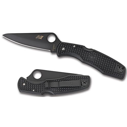 Spyderco C91PBBK Pacific Salt 3.19" Folding Clip Point Plain H1 Steel Blade/FRN Black Handle Spyderco C91PBBK Pacific Salt 3.19" Folding Clip Point Plain H1 Steel Blade/FRN Black Handle