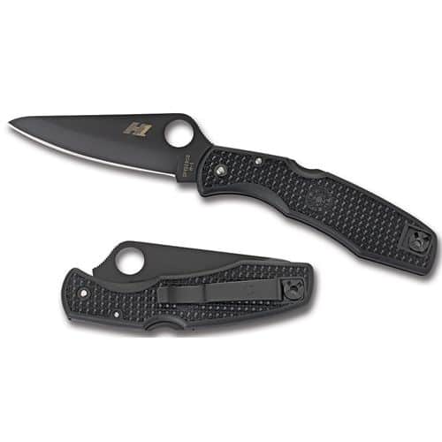 Spyderco C91PBBK Pacific Salt 3.19" Folding Clip Point Plain H1 Steel Blade/FRN Black Handle Spyderco C91PBBK Pacific Salt 3.19" Folding Clip Point Plain H1 Steel Blade/FRN Black Handle