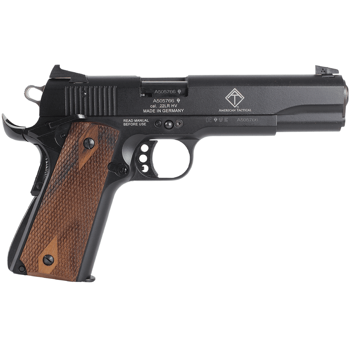 GSG 1911 *CA Compliant 22 LR 10+1 5" All Black Anodized Steel Barrel GERG2210M1911CA GSG 1911 *CA Compliant 22 LR 10+1 5" All Black Anodized Steel Barrel GERG2210M1911CA