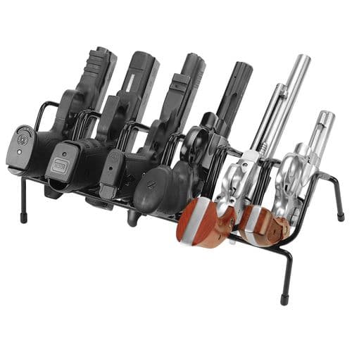 Past 222210 LockDown 6 Gun Handgun Rack Black Past 222210 LockDown 6 Gun Handgun Rack Black