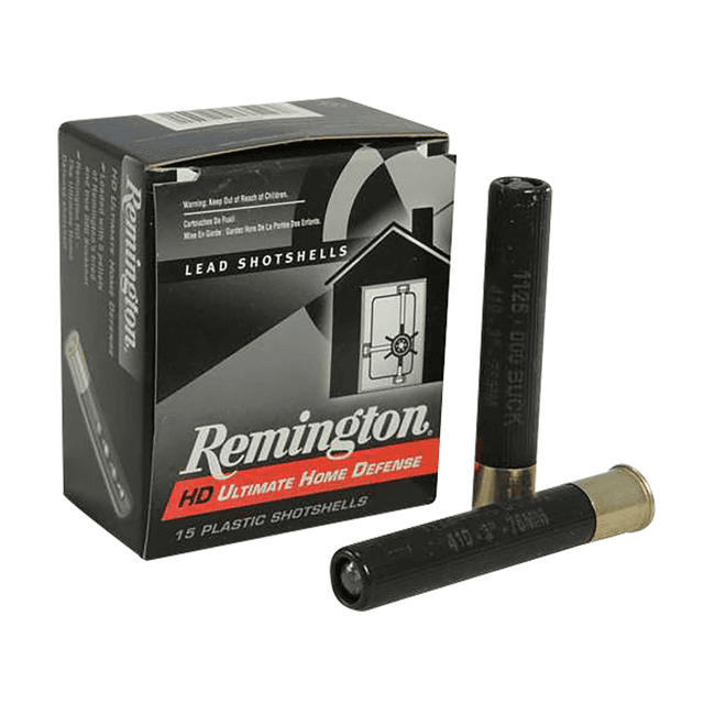 Remington Ammunition 20707 Ultimate Defense 410 Gauge 3" 5 Pellets 000 Buck Shot 15 Box Remington Ammunition 20707 Ultimate Defense 410 Gauge 3" 5 Pellets 000 Buck Shot 15 Box