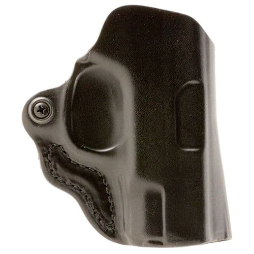 DeSantis Gunhide 019BAL7Z0 Mini Scabbard Black Leather Belt S&W M&P Compact 9,40 3.5" Right Hand DeSantis Gunhide 019BAL7Z0 Mini Scabbard Black Leather Belt S&W M&P Compact 9,40 3.5" Right Hand