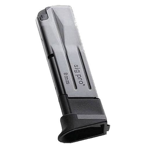Sig Sauer MAG2022915 OEM 9mm Luger Sig Sauer SP2022, Pro 2009, Pro 2340 15rd Blued Detachable Sig Sauer MAG2022915 OEM 9mm Luger Sig Sauer SP2022, Pro 2009, Pro 2340 15rd Blued Detachable