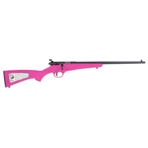 Savage Arms 13780 Rascal 22 LR 1rd Cap 16.10" Blued Rec/Barrel Pink Stock Right Hand (Youth) Savage Arms 13780 Rascal 22 LR 1rd Cap 16.10" Blued Rec/Barrel Pink Stock Right Hand (Youth)