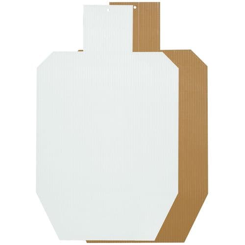 Birchwood Casey 38459 Sharpshooter Practice Target 18" x 29.9" Silhouette Plastic Brown/White Birchwood Casey 38459 Sharpshooter Practice Target 18" x 29.9" Silhouette Plastic Brown/White