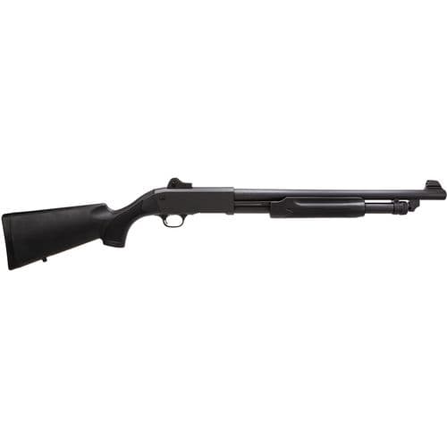 Stevens 19487 320 Security 12 Gauge 18.50" 5+1 3" Matte Black Matte Black Synthetic Stock Ambidextrous Hand Ghost Ring Sight Cylinder Bore Stevens 19487 320 Security 12 Gauge 18.50" 5+1 3" Matte Black Matte Black Synthetic Stock Ambidextrous Hand Ghost Ring Sight Cylinder Bore