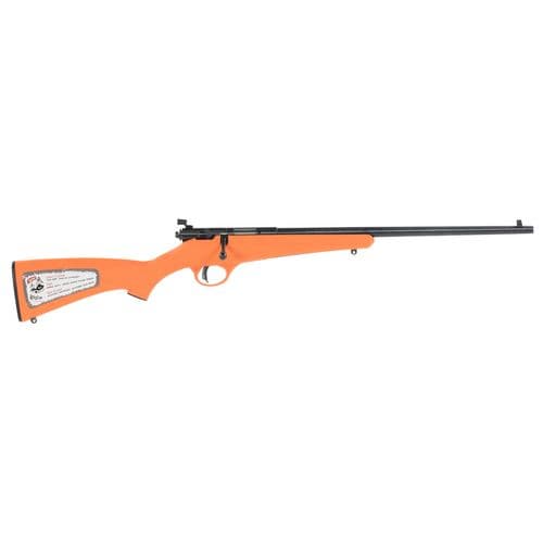Savage Arms 13810 Rascal 22 LR 1rd Cap 16.10" Blued Rec/Barrel Orange Stock Right Hand (Youth) Savage Arms 13810 Rascal 22 LR 1rd Cap 16.10" Blued Rec/Barrel Orange Stock Right Hand (Youth)