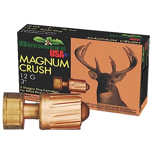 Brenneke SL123CMR Magnum Crush 12 Gauge 3" 1 1/2 oz Slug Shot 5 Bx/ 50 Cs Brenneke SL123CMR Magnum Crush 12 Gauge 3" 1 1/2 oz Slug Shot 5 Bx/ 50 Cs