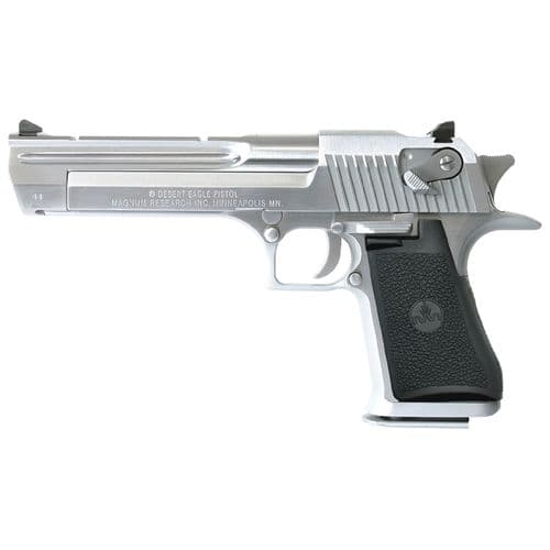 Magnum Research DE44CABC Desert Eagle Mark XIX *CA Compliant 44 Rem Mag 6" 8+1 Brushed Chrome Carbon Steel Frame & Cylinder Black Polymer Grip Magnum Research DE44CABC Desert Eagle Mark XIX *CA Compliant 44 Rem Mag 6" 8+1 Brushed Chrome Carbon Steel Frame & Cylinder Black Polymer Grip