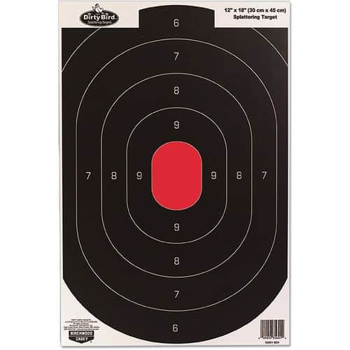 Birchwood Casey 35608 Dirty Bird Silhouette Hanging Tagboard Target 12" x 18" 8 Per Pack Birchwood Casey 35608 Dirty Bird Silhouette Hanging Tagboard Target 12" x 18" 8 Per Pack
