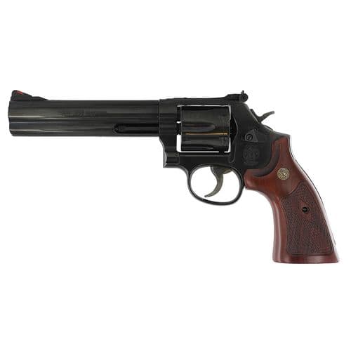 Smith & Wesson 150908 586 Classic 357 Mag 6rd 6" Blued Blued Carbon Steel Wood Grip Smith & Wesson 150908 586 Classic 357 Mag 6rd 6" Blued Blued Carbon Steel Wood Grip