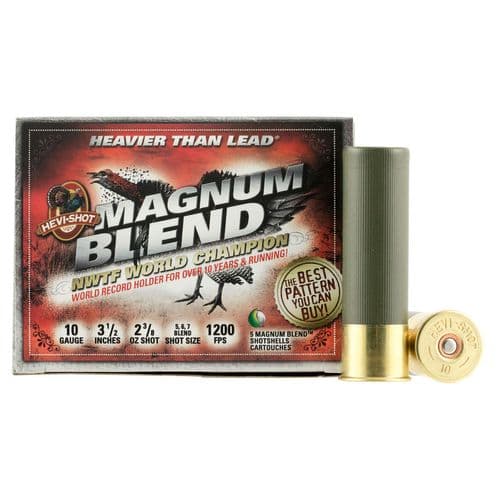 HEVI-Shot HS13567 Magnum Blend 10 Gauge 3.5" 2 3/8 oz 5,6,7 Shot 5 Bx/ 10 Cs HEVI-Shot HS13567 Magnum Blend 10 Gauge 3.5" 2 3/8 oz 5,6,7 Shot 5 Bx/ 10 Cs