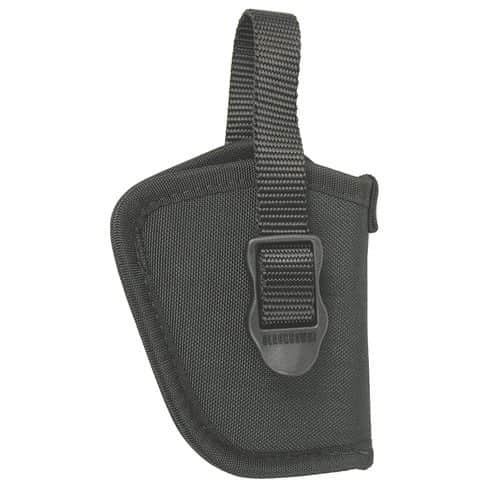 Blackhawk 73NH08BKL Hip Holster OWB LH 3.25-3.75" Med/Lg Auto Nylon Black Blackhawk 73NH08BKL Hip Holster OWB LH 3.25-3.75" Med/Lg Auto Nylon Black