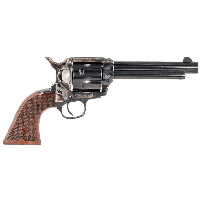 Taylors & Company 555129 1873 Gambler 357 Mag 6rd 5.50" Blued Cylinder & Barrel Color Case Hardened Steel Frame Checkered Walnut Grip Taylors & Company 555129 1873 Gambler 357 Mag 6rd 5.50" Blued Cylinder & Barrel Color Case Hardened Steel Frame Checkered Walnut Grip