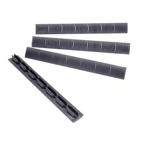 ERGO Grip 7-Slot KeyMod Slot Cover WedgeLok Polymer Graphite Gray 4 Pack 4330-4PK-GG ERGO Grip 7-Slot KeyMod Slot Cover WedgeLok Polymer Graphite Gray 4 Pack 4330-4PK-GG