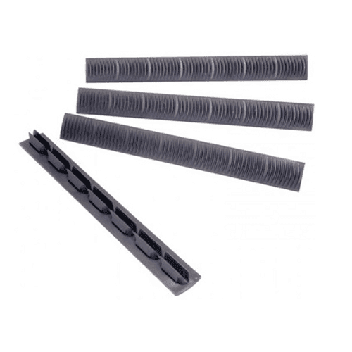 ERGO Grip 7-Slot KeyMod Slot Cover WedgeLok Polymer Graphite Gray 4 Pack 4330-4PK-GG ERGO Grip 7-Slot KeyMod Slot Cover WedgeLok Polymer Graphite Gray 4 Pack 4330-4PK-GG