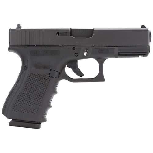 Glock PG3250203 G32 Gen4 Compact 357 Sig 4.02" 13+1 Black Steel Slide Black Interchangeable Backstrap Grip Fixed Sights Glock PG3250203 G32 Gen4 Compact 357 Sig 4.02" 13+1 Black Steel Slide Black Interchangeable Backstrap Grip Fixed Sights