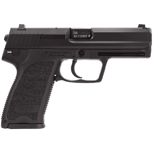 HK 81000320 USP V7 LEM 40 S&W 4.25" 10+1 (2) Black Black Steel Slide Black Polymer Grip HK 81000320 USP V7 LEM 40 S&W 4.25" 10+1 (2) Black Black Steel Slide Black Polymer Grip