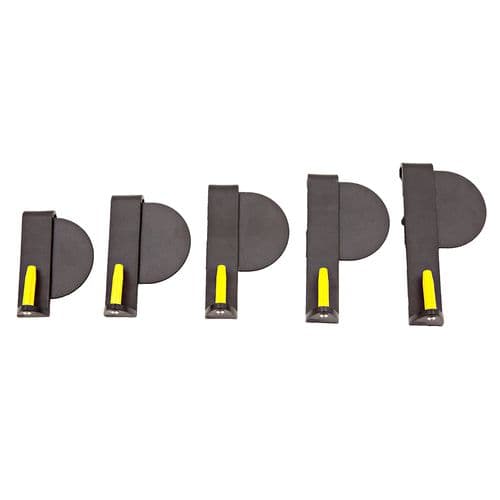 Versacarry 9MD Zerobulk Medium Black Plastic Resin Clip w/Yellow Derlin Barrel Retention Rod IWB 4" 9mm Ambidextrous Hand Versacarry 9MD Zerobulk Medium Black Plastic Resin Clip w/Yellow Derlin Barrel Retention Rod IWB 4" 9mm Ambidextrous Hand