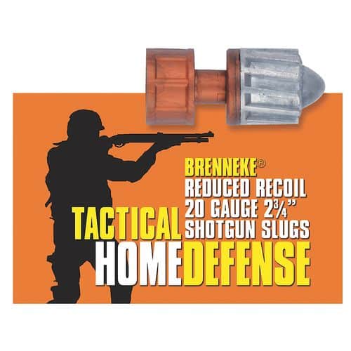 Brenneke SL202THD Tactical Home Defense 20 Gauge 2.75" 3/4 oz Slug Shot 5 Bx/ 50 Cs Brenneke SL202THD Tactical Home Defense 20 Gauge 2.75" 3/4 oz Slug Shot 5 Bx/ 50 Cs