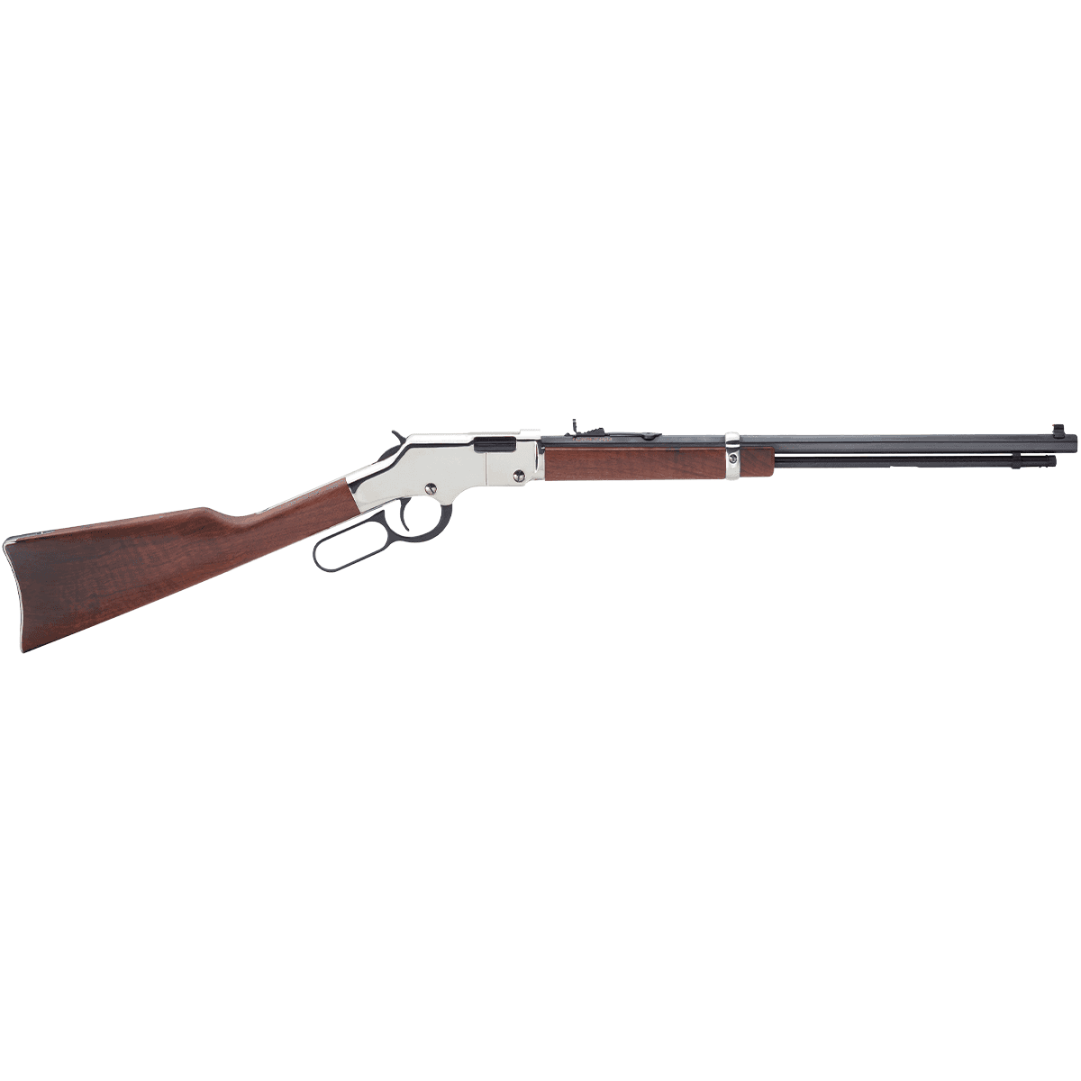 Henry H004S Golden Boy Silver Lever Action 22 Short,Long,LR 16 LR/21 Short 20" Octagon Barrel Nickel Plated American Walnut Right Hand Henry H004S Golden Boy Silver Lever Action 22 Short,Long,LR 16 LR/21 Short 20" Octagon Barrel Nickel Plated American Walnut Right Hand