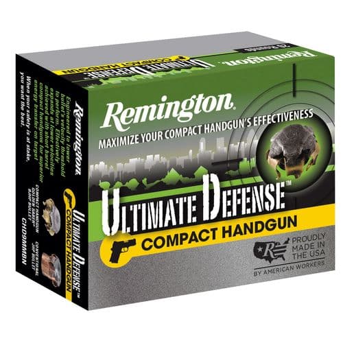 Remington Ammunition 28966 Ultimate Defense 40 S&W 180 gr Brass Jacket Hollow Point (BJHP) 20 Bx/ 25 Cs Remington Ammunition 28966 Ultimate Defense 40 S&W 180 gr Brass Jacket Hollow Point (BJHP) 20 Bx/ 25 Cs