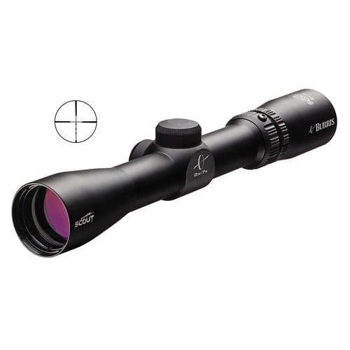 Burris 200261 Scout Matte Black 2-7x 32mm 1" Tube Ballistic Plex Reticle Burris 200261 Scout Matte Black 2-7x 32mm 1" Tube Ballistic Plex Reticle