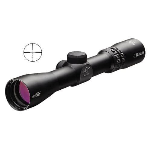 Burris 200261 Scout Matte Black 2-7x 32mm 1" Tube Ballistic Plex Reticle Burris 200261 Scout Matte Black 2-7x 32mm 1" Tube Ballistic Plex Reticle