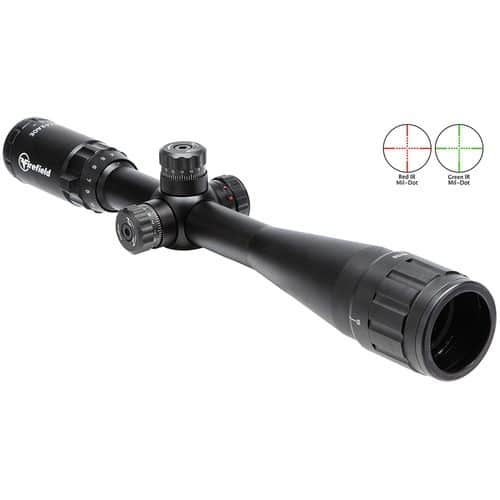 Firefield FF13044 Tactical Matte Black 4-16x42mm AO 1" Tube Illuminated Red/Green Mil-Dot Reticle Firefield FF13044 Tactical Matte Black 4-16x42mm AO 1" Tube Illuminated Red/Green Mil-Dot Reticle