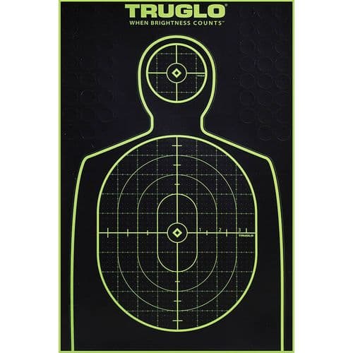 Truglo TG-13A6 Tru-See Self-Adhesive Paper Silhouette Black/Green 6 Per Pkg Truglo TG-13A6 Tru-See Self-Adhesive Paper Silhouette Black/Green 6 Per Pkg