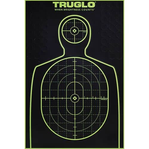 Truglo TG-13A6 Tru-See Self-Adhesive Paper Silhouette Black/Green 6 Per Pkg Truglo TG-13A6 Tru-See Self-Adhesive Paper Silhouette Black/Green 6 Per Pkg
