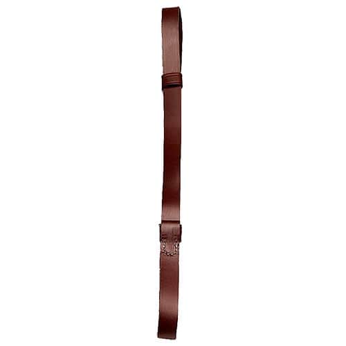 Hunter Company 230 Military Quick Fire Sling 1" W Adjustable Chestnut Tan Leather for Rifle Hunter Company 230 Military Quick Fire Sling 1" W Adjustable Chestnut Tan Leather for Rifle