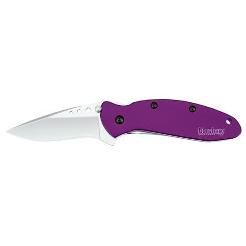 Kershaw 1620PUR Scallion 2.40" Drop Point Plain 420 Stainless Steel Purple Anodized Aluminum Handle Folding Kershaw 1620PUR Scallion 2.40" Drop Point Plain 420 Stainless Steel Purple Anodized Aluminum Handle Folding