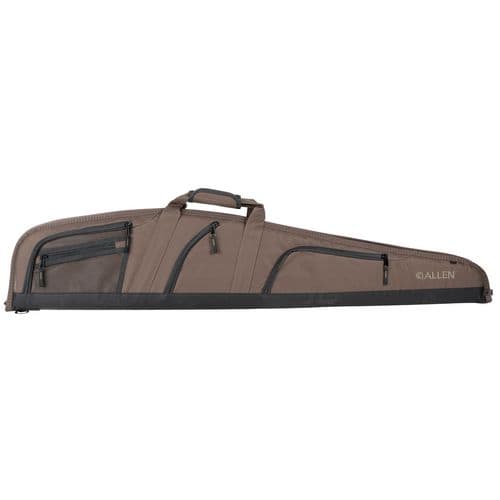 Allen 99546 Daytona Rifle Case 46" Mocha Brown Endura with Black Trim with Accessory Pockets, Adjustable Sling & Easy Clean Lining for Scoped Rifle Allen 99546 Daytona Rifle Case 46" Mocha Brown Endura with Black Trim with Accessory Pockets, Adjustable Sling & Easy Clean Lining for Scoped Rifle