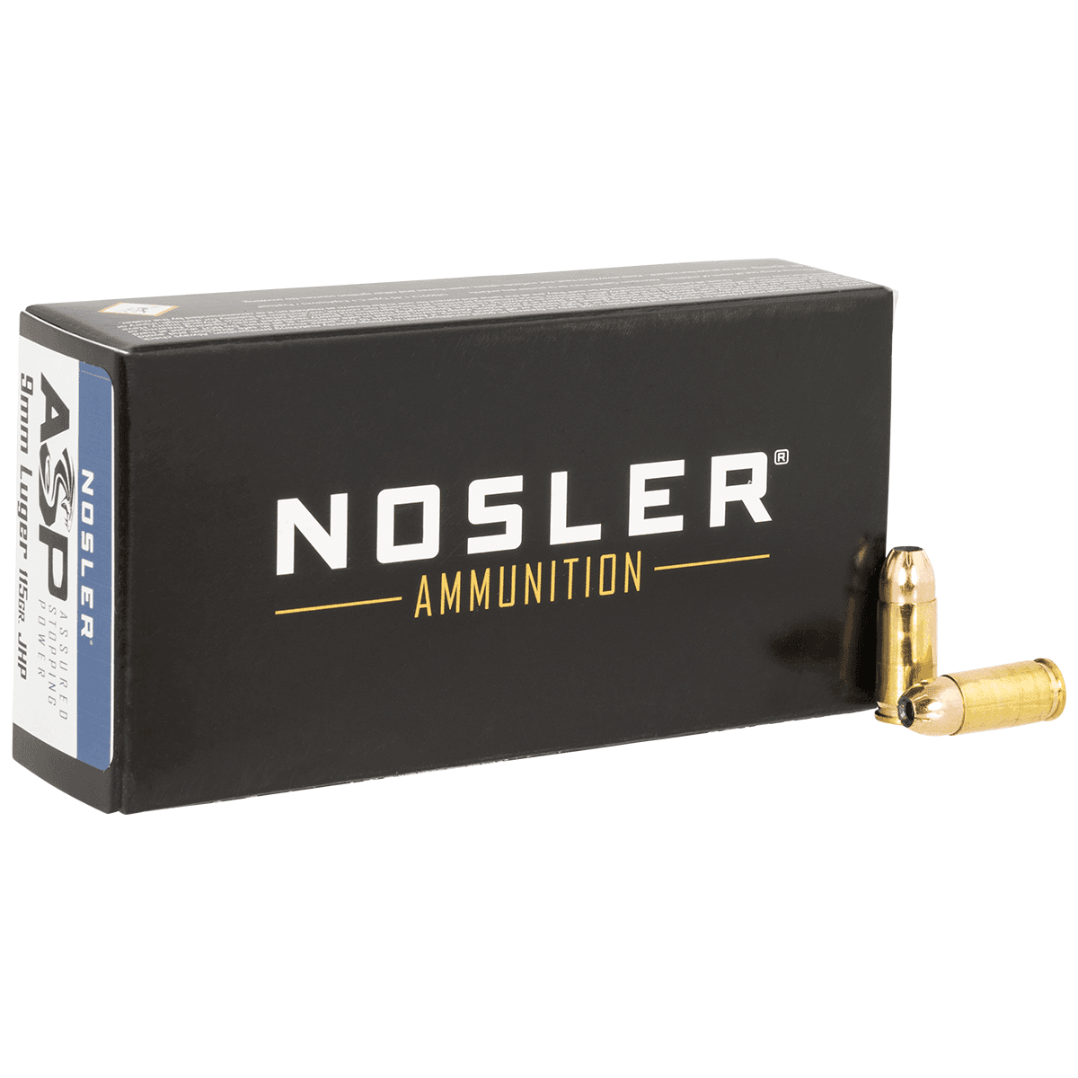 Nosler 51017 Match Grade 9mm Luger +P 115 gr Jacketed Hollow Point (JHP) 50 Bx/ 10 Cs Nosler 51017 Match Grade 9mm Luger +P 115 gr Jacketed Hollow Point (JHP) 50 Bx/ 10 Cs