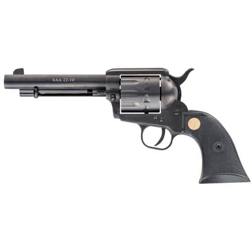 Chiappa Firearms CF340160 SAA 1873 22 LR 10rd 5.50" Overall Blued Steel with Black Polymer Grip Chiappa Firearms CF340160 SAA 1873 22 LR 10rd 5.50" Overall Blued Steel with Black Polymer Grip
