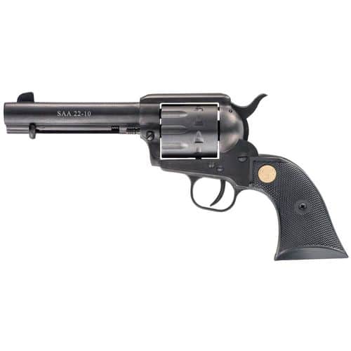 Chiappa Firearms CF340155 SAA 1873 22 LR 10rd 4.75" Overall Blued Steel with Black Polymer Grip Chiappa Firearms CF340155 SAA 1873 22 LR 10rd 4.75" Overall Blued Steel with Black Polymer Grip
