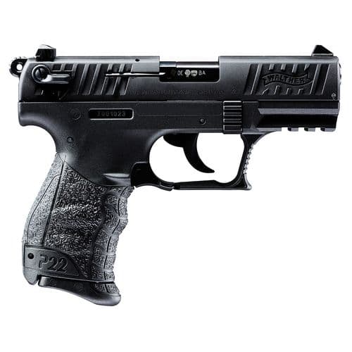 Walther Arms 5120333 P22 *CA Compliant 22 LR 3.40" 10+1 Black Tenifer Black Polymer Grip Walther Arms 5120333 P22 *CA Compliant 22 LR 3.40" 10+1 Black Tenifer Black Polymer Grip