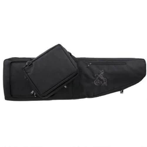 Bulldog Cases Colt Logo Elite Double Tactical Rifle Case with Detachable Pouch 47" Shoulder Strap Nylon Black Bulldog Cases Colt Logo Elite Double Tactical Rifle Case with Detachable Pouch 47" Shoulder Strap Nylon Black