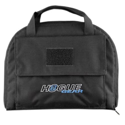 Hogue 59250 Pistol Bag Medium Black Nylon with Front Pocket 9" x 12" Interior Dimensions Hogue 59250 Pistol Bag Medium Black Nylon with Front Pocket 9" x 12" Interior Dimensions