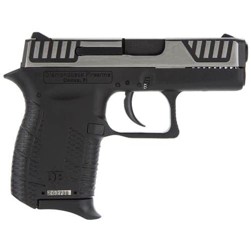 Diamondback DB380SL DB380 Micro-Compact 380 ACP 2" 6+1 Black Stainless Steel w/Black Accents Slide Black Polymer Grip Diamondback DB380SL DB380 Micro-Compact 380 ACP 2" 6+1 Black Stainless Steel w/Black Accents Slide Black Polymer Grip