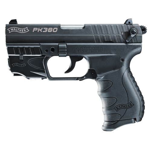 Walther Arms 5050310 PK380 380 ACP 3.66" 8+1 Black Polymer Frame & Grip with Black Tenifer Steel Slide Includes Laser Sight Walther Arms 5050310 PK380 380 ACP 3.66" 8+1 Black Polymer Frame & Grip with Black Tenifer Steel Slide Includes Laser Sight