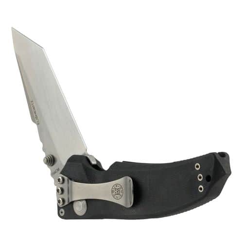 Hogue 34360 EX-03 3.50" Folding Tanto Plain Tumble Polish 154CM SS Blade FRN Black Handle Hogue 34360 EX-03 3.50" Folding Tanto Plain Tumble Polish 154CM SS Blade FRN Black Handle