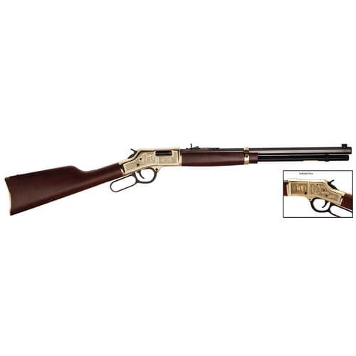 Henry H006OM Big Boy American Oilman Tribute 44 Rem Mag 10+1 20" Polished Brass American Walnut Right Hand Henry H006OM Big Boy American Oilman Tribute 44 Rem Mag 10+1 20" Polished Brass American Walnut Right Hand