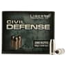 Liberty Ammunition LACD380023 Civil Defense 380 ACP 50 gr Hollow Point (HP) 20 Bx/ 10 Cs Liberty Ammunition LACD380023 Civil Defense 380 ACP 50 gr Hollow Point (HP) 20 Bx/ 10 Cs