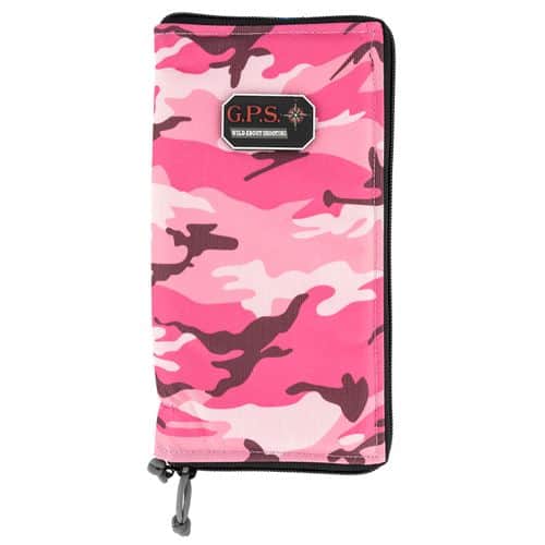 G*Outdoors 865PSPK Pistol Sleeve Medium Pink Camo Nylon with Lockable Zippers & Thin Design Holds 1 Handgun G*Outdoors 865PSPK Pistol Sleeve Medium Pink Camo Nylon with Lockable Zippers & Thin Design Holds 1 Handgun