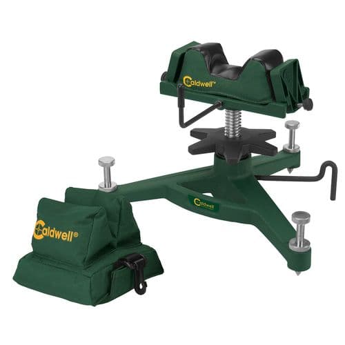 Caldwell 383640 Rock Front Shooting Rest Padded Rear Filled Canvas Bag Combo Grn Caldwell 383640 Rock Front Shooting Rest Padded Rear Filled Canvas Bag Combo Grn